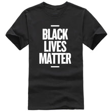 Load image into Gallery viewer, Showtly Black Lives Matter Men's T Shirt BLM Tee Tops Activist Movement Clothing Casual Cotton Short Sleeve