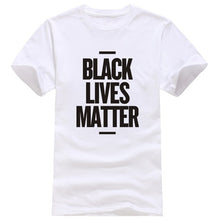 Load image into Gallery viewer, Showtly Black Lives Matter Men's T Shirt BLM Tee Tops Activist Movement Clothing Casual Cotton Short Sleeve