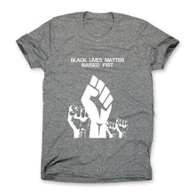 Load image into Gallery viewer, Showtly Black Lives Matter Men's T Shirt BLM Tee Tops Activist Movement Clothing Casual Cotton Short Sleeve