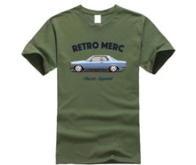 Load image into Gallery viewer, Top Fashion 3D Letters Print Fashion German Classic Car Fans Ce W123 Coupe T-Shirt. Retro Classic Car. German.Printed T Shirts